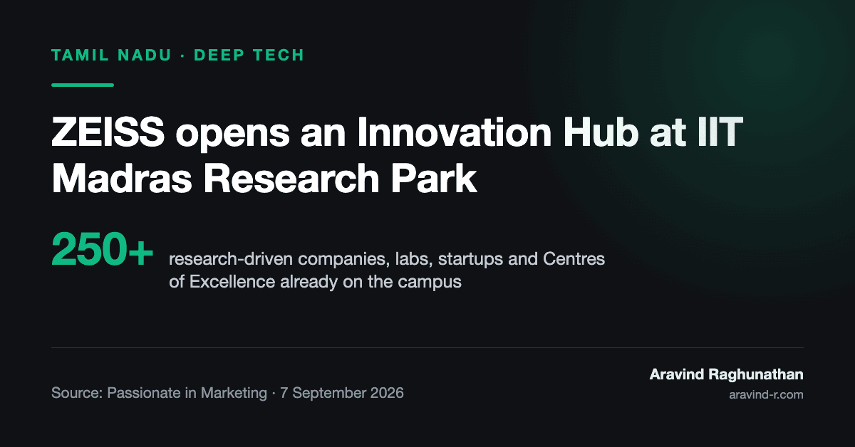 ZEISS Lands at IIT Madras Research Park