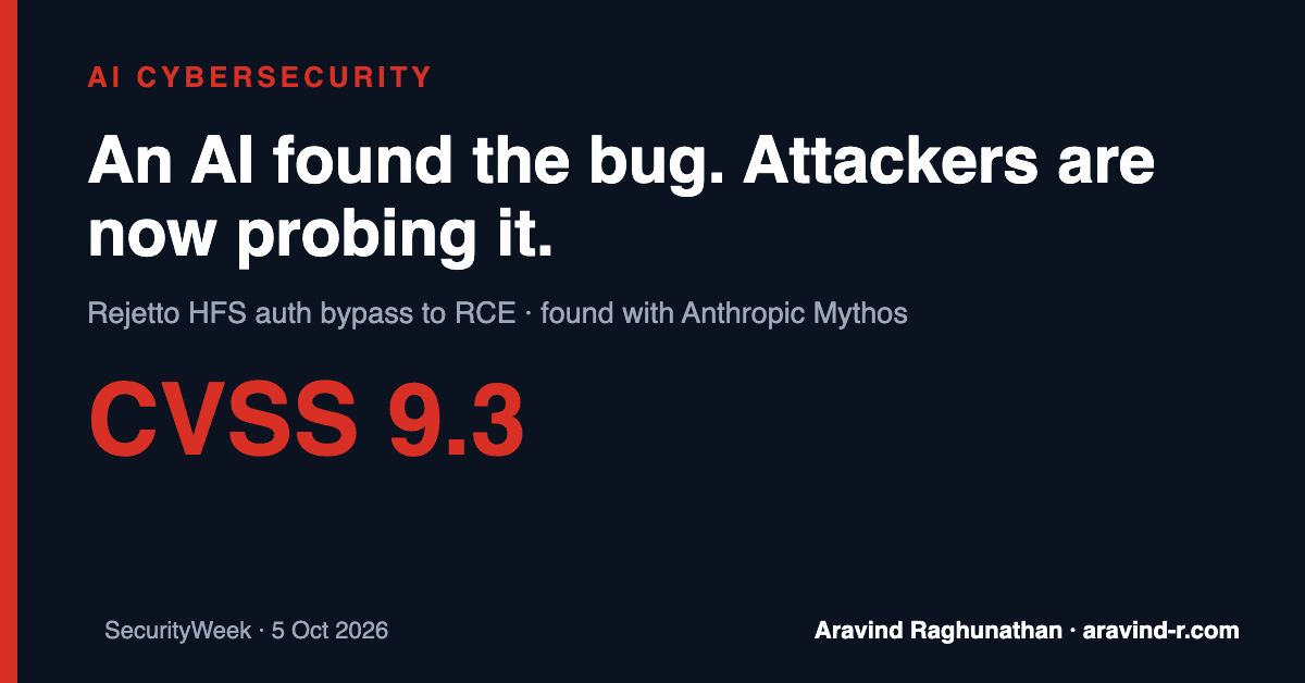 An AI Found the Bug. Now Attackers Are Using It.