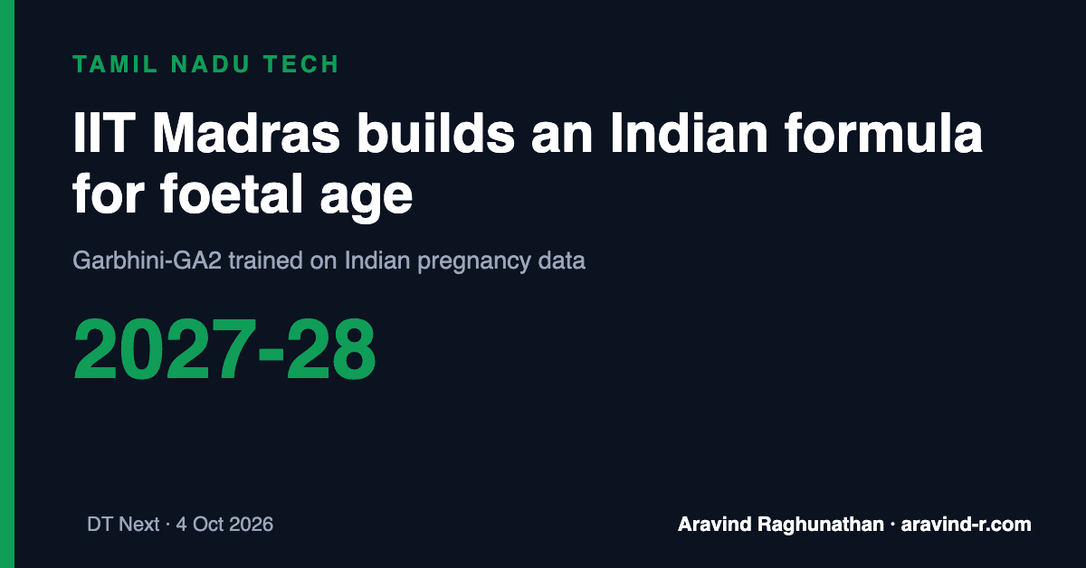 IIT Madras Builds an Indian Formula for Foetal Age