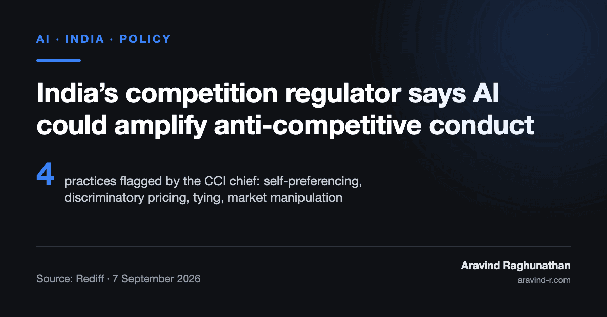 India's Competition Regulator Puts AI on Notice