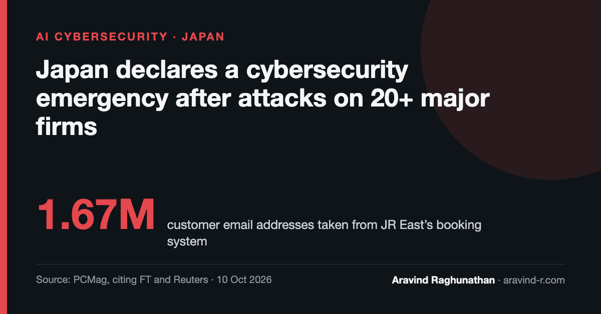 Japan Declares a Cybersecurity Emergency as Attacks Hit More Than 20 Major Firms